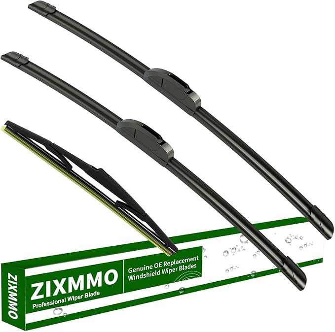 26"+19" windshield wiper blades with 16" Rear Wiper Blades Replacement for Toyota Prius Plug-In 2012-2015,Toyota Prius 2010-2015 -Original Factory Quality,Easy Install (Set of 3)