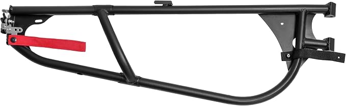 ALMULOO Passenger Side Upper Door Frame Compatible with Can-Am Maverick X3 XRS X3 RS RR 2017-2024, Aluminum Front Right Door Frame Replacement, Powder-Coated Black (2 & 4 Door Models)