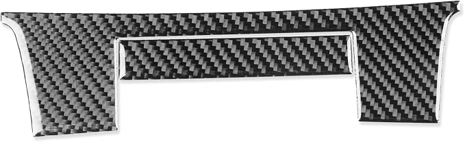 Soft Carbon Fiber Car Interior Center Lower Ring 2/Piece Decorative Sticker for Lexus RC300 350 200T 15-24 Carbon Fiber Interior Accessories