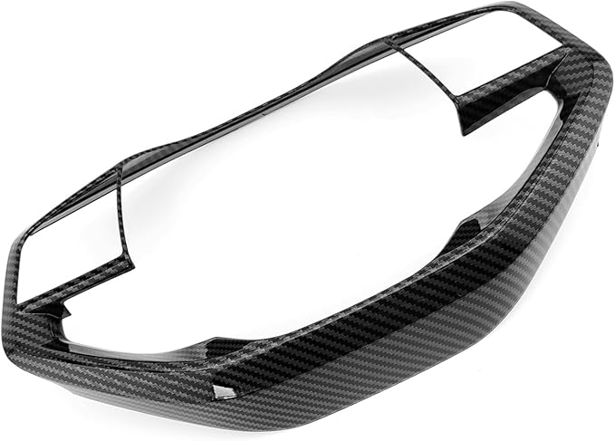 ABS Car Steering Wheel Frame Cover Steering Wheel Button Panel Frame Molding Trim Compatible with Kia K4 2025,Kia EV6 2025,Kia Sportage 2026,Kia EV3,Kia EV4 Accessories (Carbon Fiber Style)