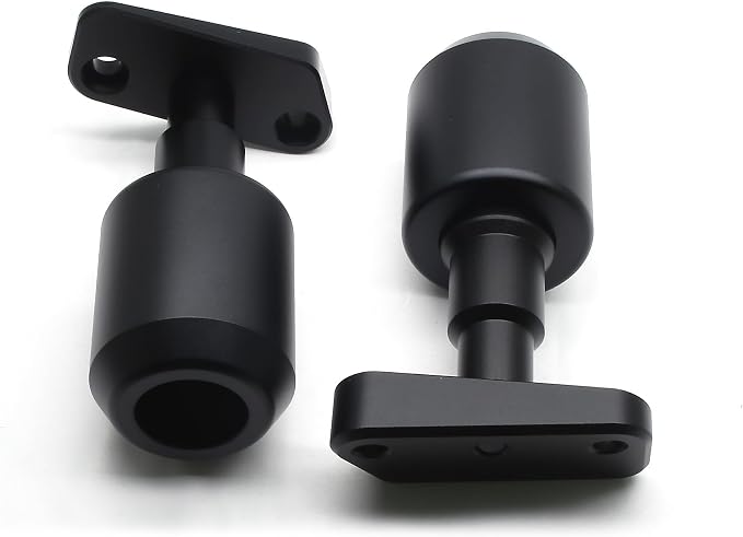 MZS Motorcycle Frame Sliders Compatible with 390 250 D models 2024 2025 2026, Falling Anti Crash Protector Guards No Cut Kits Aluminium Black