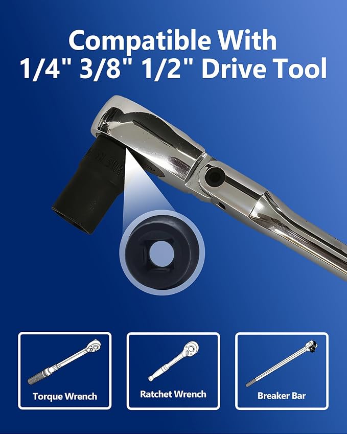 Torx Plus EPR Socket Set 5 Point EPR Socket 6EPR, 7EPR, 8EPR, 10EPR, 11EPR, 12EPR, 14EPR, 16EPR, 18EPR, 20EPR, 22EPR, 24EPR, 26EPR, 28EPR, 30EPR, 32EPR with 1/2'' 3/8'' 1/4'' Dr Socket 16pcs