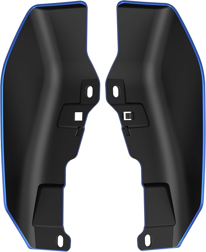Color - Matched Mid Frame Air Deflectors Heat Shield, Perfectly Fit for Harley Touring Models 2009-2026 Cobalt Blue