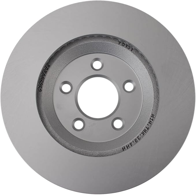 TRQ Front Brake Rotors Set Vented Premium G-Coated Compatible with 2005-2014 Ford Mustang
