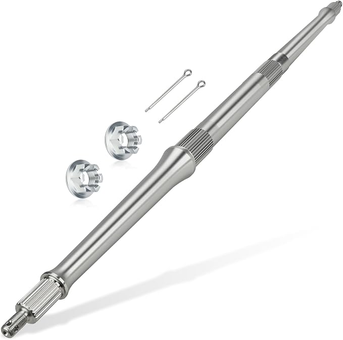 M MATI Rear Axle Shaft With Nuts for Yamaha B-anshee 350 YFZ350 1987 1989-2006 Tri-Z YTZ250 1985-1986 38W-25381-10-00 38W-25381-02-00
