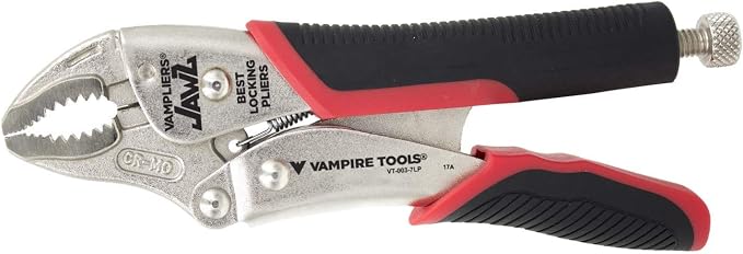VAMPLIERS JAWZ 7.5" VISE GRIP LOCKING PLIERS + 6.25" BRUTE SCREW EXTRACTOR PLIERS