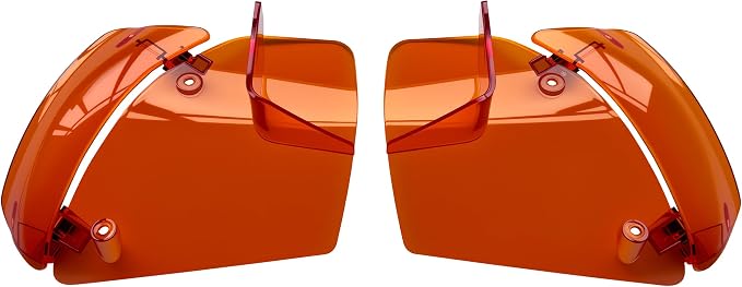 Side Wings Wind Air Deflector Fairing Fit for Harley 2024-2026 CVO Road Glide ST FLTRXSTSE 2024-2026 Road Glide FLTRX 2023-2025 CVO Road Glide FLTRXSE (Orange)