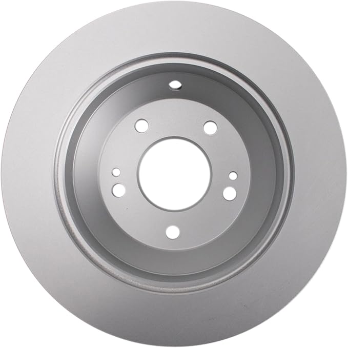 TRQ Rear Brake Rotor Set G Coated Solid Compatible with 2010-2018 Hyundai Santa Fe 2013-2018 Santa Fe Sport 2019 XL 2015-2021 Kia Sedona 2011-2015 Sorento