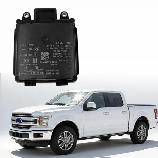 Blind Spot Sensor FL3T-14C689-AC Compatible with Ford F-150 2015 2016 Rear Radar Detection Module Replacement for FL3T14C689AC FL3T-14C689-AC