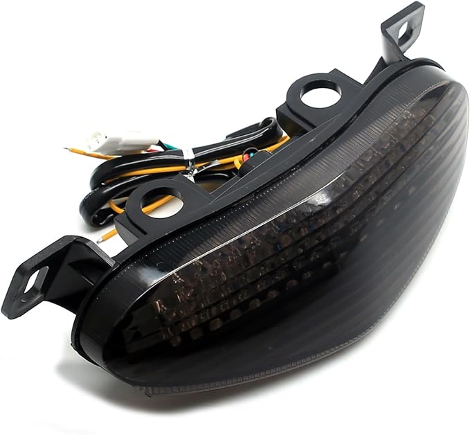 MZS Motorcycle Tail Light Turn Signal LED Integrated Blinker Smoke Compatible with EX 650 EX650 ER6n ER6f 2009-2011 / KLZ1000 KLZ 1000 2012-2018 / EX400 2011-2013 / ER-4N 2011-2013