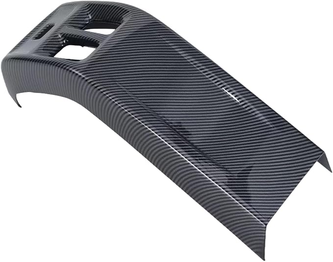 Rear Air Condition Vent Outlet Cover Anti Scratch Rear Center Air Vent Trim Decorative Auto Interior Accessories Kit ABS Material Imitation Carbon Fiber Pattern for Chevrolet Trax 2023-2026