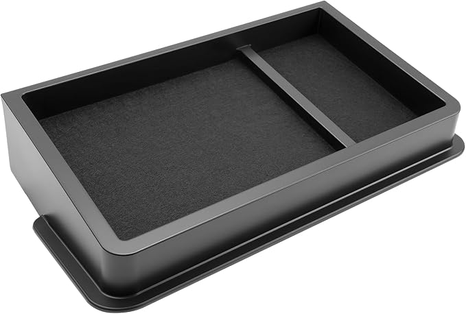 SKTU for 2026 Toyota RAV4 Dashboard Organizer 10.5" for 2026+ RAV4 (LE/SE/XLE Premium/Woodland) Behind Screen Organizer Toyota RAV4 2026 Accessories 2026 RAV4 Dashboard Storage Box (Not Fit 12.9")