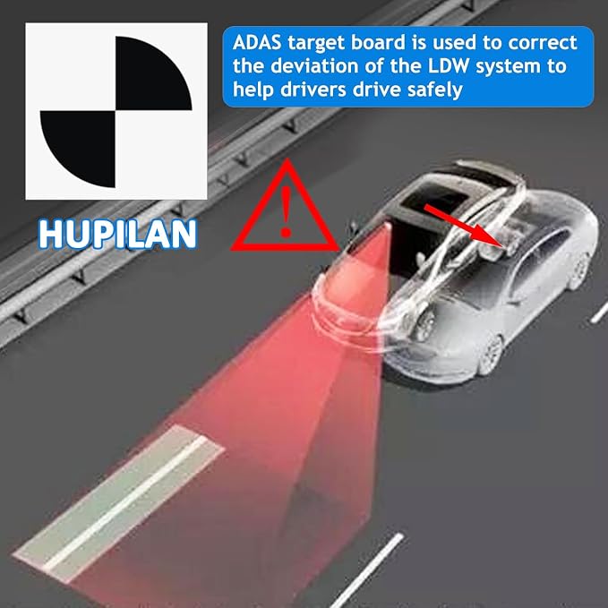 ADAS Aluminum LDW Pattern Board Compatible with Nissan/Infiniti/Renault | Static Camera Aiming Target, ADAS Calibration Tool For LDW Setup. Helps Improve Vehicle Alignment Accuracy