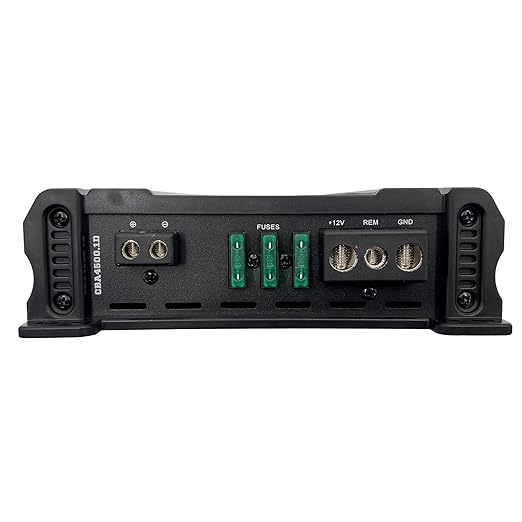 Orion Cobalt CBA4500.1D Monoblock 1-Channel Class D Amplifier for Car Subwoofer, 4500W Max, 1200W RMS, 1/2/4 Ohm Stable, Adjustable Low Pass with Bass Boost, MOSFET Power Supply, Bass Knob Included