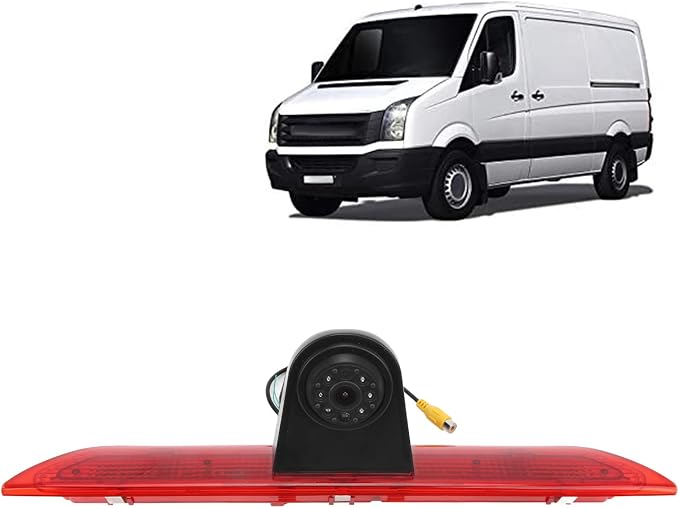 Backup Camera Car High Mount Brake Light Reversing Camera DC12V 170° View Angle IP67 for Transit 2014‑2018