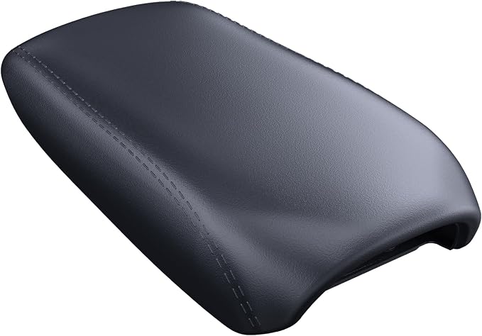 for 2023~2026 Honda HR-V 2-in-1 Silicone Center Console Armrest Cover& Armrest Hidden Privacy Tray - [OEM Design& Friendly Liquid Silicone Rubber] - Thin Black