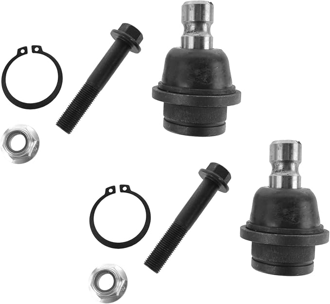 TRQ Front Lower Driver and Passenger Side Ball Joint Set Compatible with 04-10 Infiniti QX56 14-22 QX80 04 Nissan Pathfinder Armada 05-15 Armada 04-15 TITAN 05-23 Frontier 05-12 Pathfinder
