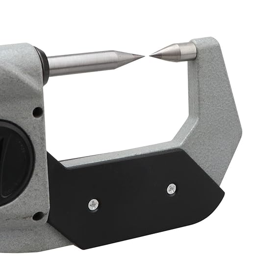 Point Micrometer, 30 Degree, 0-1" / 0-25mm, 0.00005" Resolution, Inch/Metric, Stainless Steel, Inch/Metric