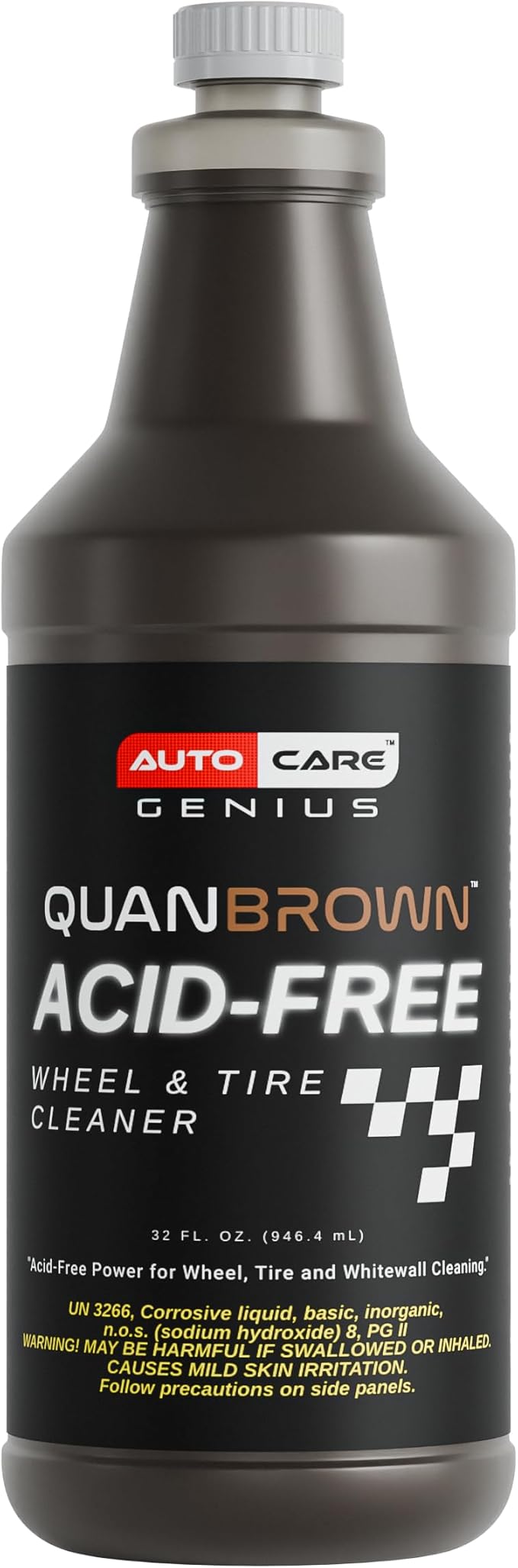 Quan Brown Acid-Free Tire & Wheel Cleaner (32 Ounce)