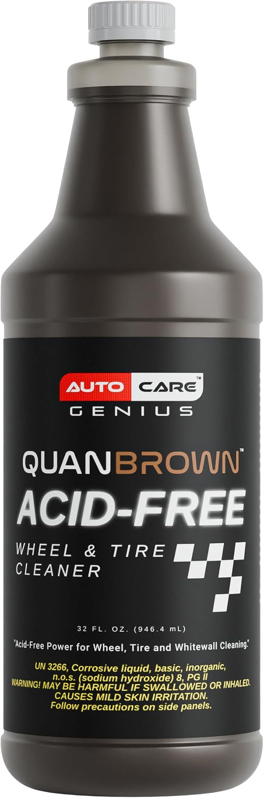 Quan Brown Acid-Free Tire & Wheel Cleaner (32 Ounce)