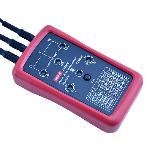 UNI-T UT261B Phase Sequence Tester Lack Phase Meter Motor Rotation Indicator AC 40 700V 90 600V