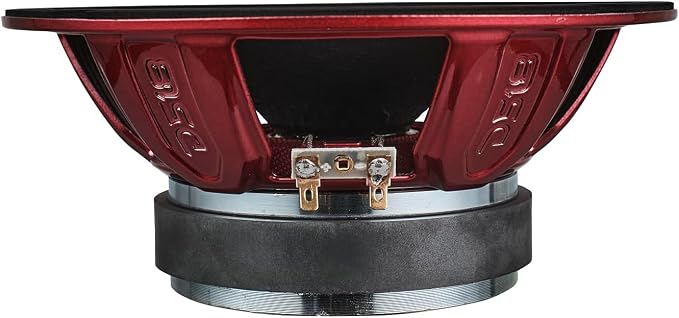 DS18 PRO-X8.4M Loudspeaker - 4", Midrange, Red Steel Basket, 550W Max, 275W RMS, 8 Ohms - Premium Quality Audio Door Speakers for Car or Truck Stereo Sound System (1 Speaker)