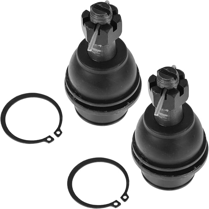 TRQ Front Lower Driver and Passenger Side Ball Joint Set Compatible with 07-13 Chevrolet Silverado 1500 for Aluminum Control Arms 07-14 Tahoe for Aluminum Control Arms