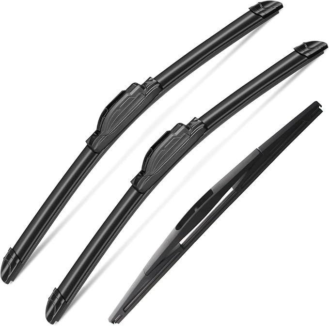 3Pcs Windshield Wipers for Honda Fit 2009-2020, Original Equipment Premium All Weather Wiper Blades for My Car- 28"/14"/14B" (Pack of 3) J- HOOK