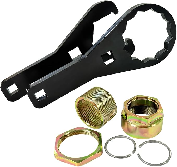 Axle Nut Wrench & Rear Jam Clip for TRX250X 300EX 400EX ATC250R | for ATC250R 350X, FourTrax 250 300, TRX300X, TRX400X, Sportrax 400, 08-0479, 90308-HB9-000
