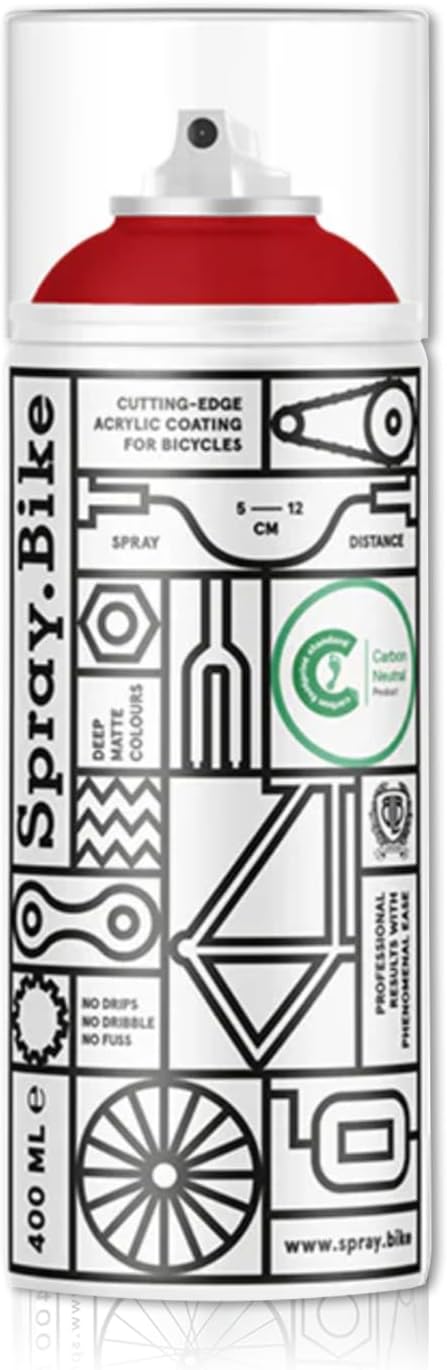Spray.Bike Spray Paint | Designed Mainly for Bicycles | Multi-Use Acrylic Spray Paint for Metal, Plastic | High Coverage Bike Paint, 400ml, Excelsior