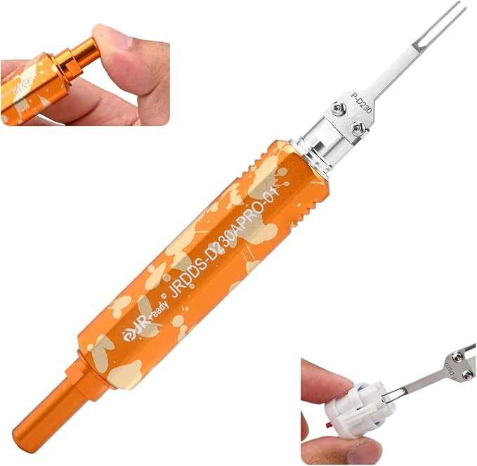 JRready Automotive Pin Removal Tool for 1.8mm DJ7021G Connector Terminal Upgraded DDS Push Rod Pin Extractor for Car Wire Harness Repair Suitable for DJ7031G DJ7041G DJ7061G DJ7091G JRDDS-D230APRO-01