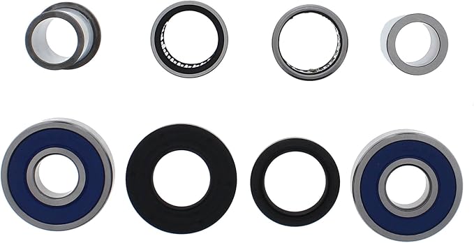 All Balls Racing Wheel Bearing Kit 25-1773 Compatible with/Replacement for Yamaha XVS1300 V Star 2007-2017, XVS95 V Star 2011-2017