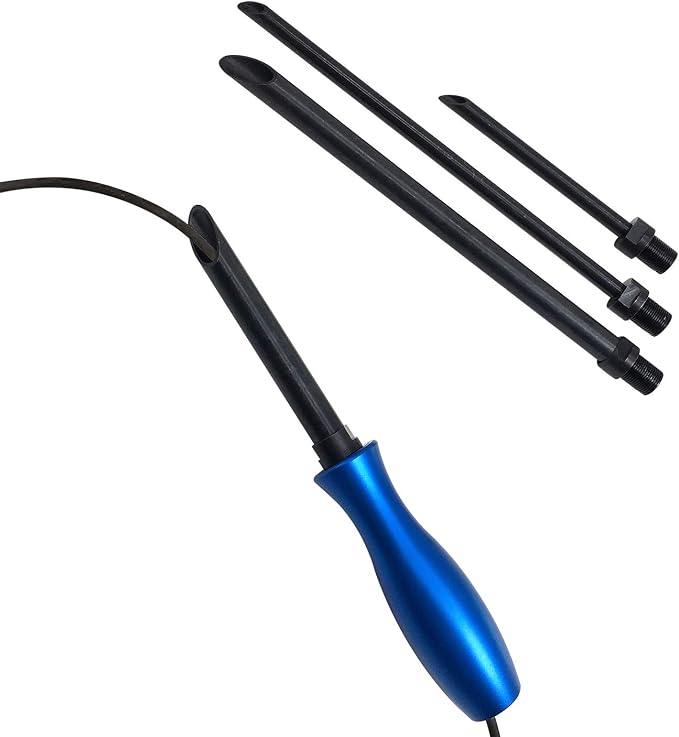 Shkalacar Wire Insertion Tool Wire Harness Tool Insertion Tool 4-Piece Plastic Tube Kit Special Tool Heavy Duty Wire Harness Tool with Handle for Endoscopes Dashboards Headlights