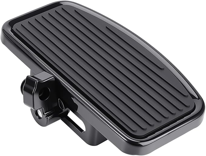 Motorcycle Rider Footboard Front Footpegs for Indian Scouts/Sixty/Bobber 2015-2024, Aluminum Anti-Slip Wide Foot Pegs Footrest Driver Floorboards Motorbike Highway Accessories (Black)