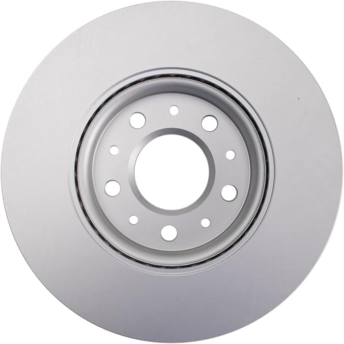 TRQ Front Brake Rotor Set Coated Compatible with 2016-2024 Chevrolet Malibu 2018-2021 Chevrolet Equinox with 300mm Diameter Front Rotors 2018-2021 GMC Terrain 300mm Diameter Rotors