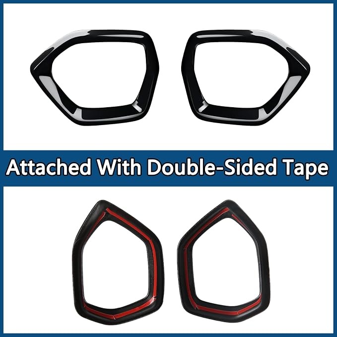 Front Side Air Conditioning Vent Outlet Grille Cover Trim ABS Gloss Black Interior Decor Protector for Chevrolet Trailblazer 2024-2026 2 Pcs