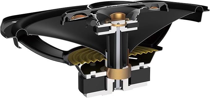PIONEER A-Series Standard TS-A6961F 6” x 9” 4-Way Speakers (Pair) – 450W Max, Balanced Sound + Smooth Treble, Enhanced Bass, Ideal Factory Upgrade, Installation Adaptors Included