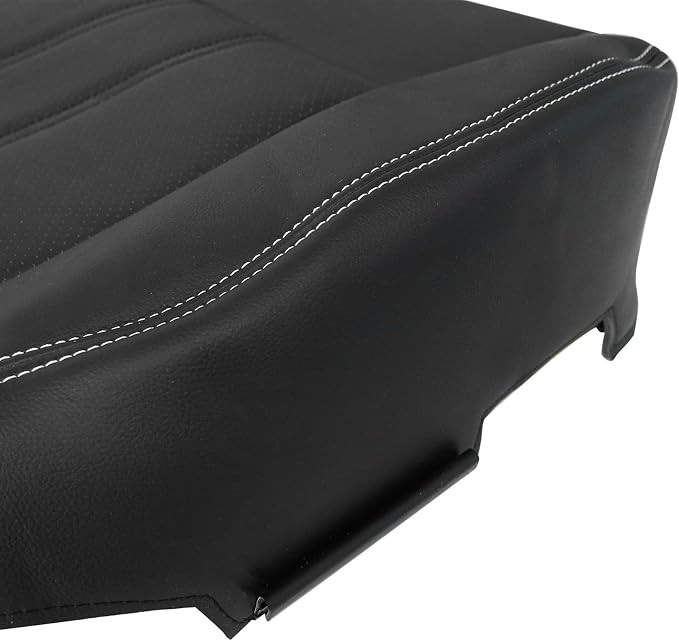 FZJDSD Black Driver & Passenger Side Bottom & Top Microfiber Leather Seat Covers Compatible with Chrysler Town and Country 2011 2012 2013 2014 2015 2016 Compatible with Dodge Grand Caravan 2008-2020