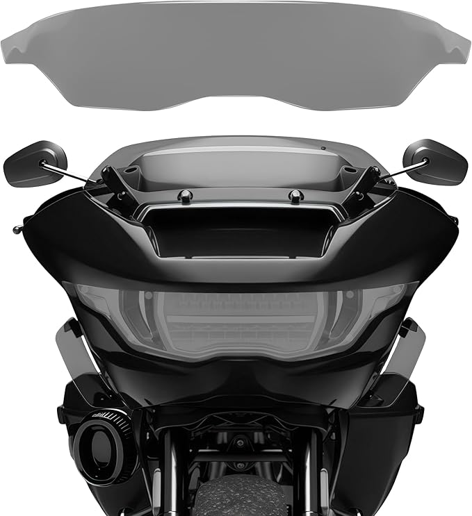 Headlight Lens Headlamp Protection Headlight Cover Compatible with Harley CVO Road Glide FLTRXSE 2023-2025 & Road Glide/ST 2024-2025 (Smoke)