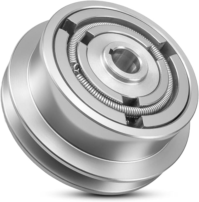 Centrifugal Clutch 5" Single Pulley Fit for Wacker VP1340 VP1350 VP1750 Compactors Honda GX160 GX200 Engine Shafts, 1/2" V-Belt 3/4" 19.05mm Bore