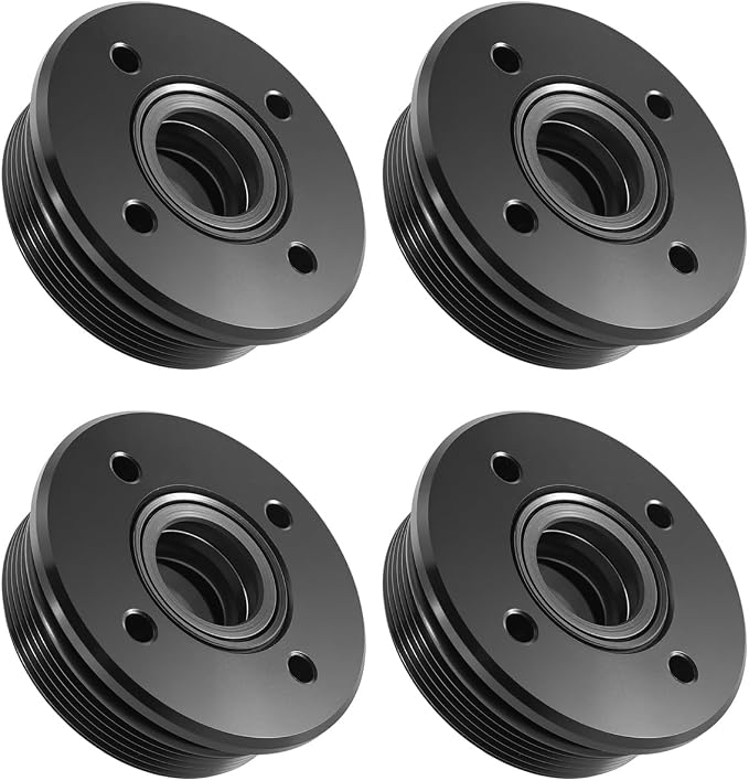 Trim Tilt Cap with Seals Fit for Yamaha Large V6 3.3L OX66 200 225 250 HP HPDI 200 225 250 300 HP F Series F200 F225 F250 F300 Replace 61A-43811-00-00, Gland with Seals End Cap Tilt Cylinder 4Pcs