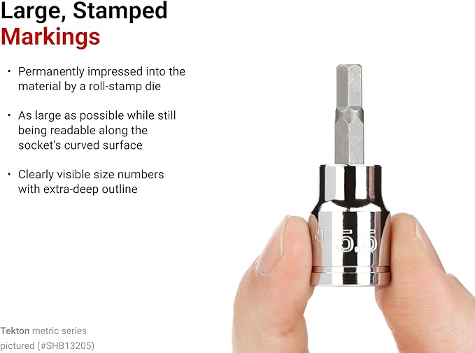 TEKTON Hex Bit Socket Set, 18-Piece | SHB91201
