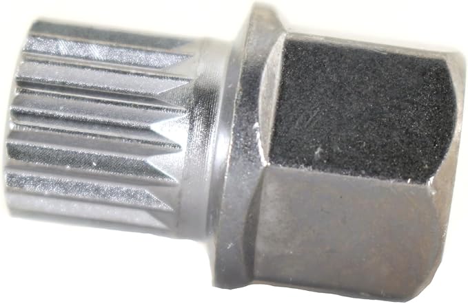 TMAX 34/18Pt Wheel Lock Nut Screw Removal Key Anti-Theft Lugnut Socket S3054 for BMW Vehicles