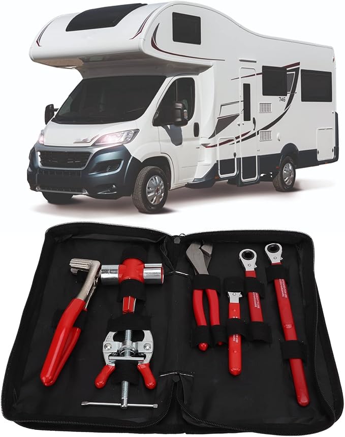 Battery Service Tool Kit 7pcs Anti-Rust Battery Terminal Wrench Set for Car Maintenance and Repair
