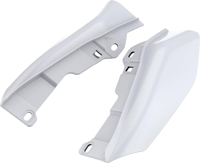 Color - Matched Mid Frame Air Deflectors Heat Shield, Perfectly Fit for Harley Touring Models 2009-2026 Crushed Pearl