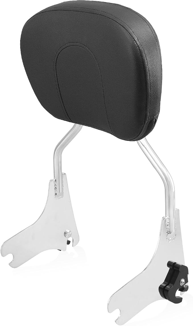 Detachable Rear Passenger Backrest Sissy Bar Fit for Harley Davidson Street Glide Road Glide Road King Electra Glide Ultra Limited 1997-2008 (1997-2008-chrome)