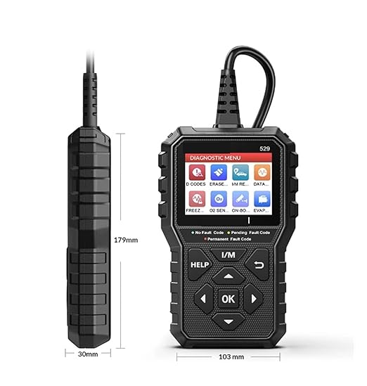 Automobile Fault Detector, X-431 529 CR529 OBD2 Scanner Code Reader Engine Check Diagnostic Tools Automotive Tools Diagnostic Auto Automotivo