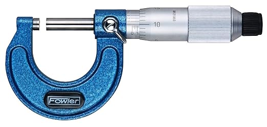 Fowler 52-240-001-1, Outside Inch Micrometer with 0-1" Measuring Range