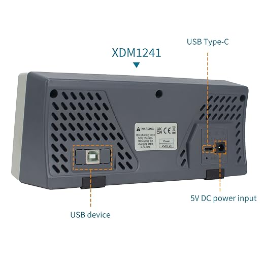 OWON XDM1241 Digital Multimeter,3.5in Desktop Multimeters, 55000 Counts LCD True RMS Temperature Tester Meter