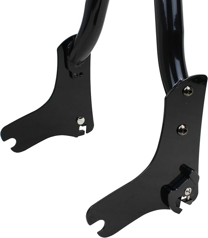 YHMOTO 22" Detachable Passenger Backrest Sissy Bar Quick Release Fit For Harley Davidson Touring Models Harley Touring Road King Electra Glide Street Glide FLHR FLHX FLHT FLTR 1997-2008